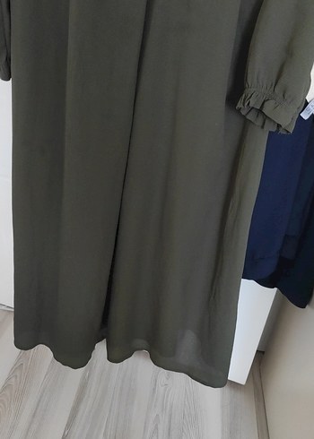 Kadın Uzun Kollu Salaş Uzun Elbise - Görsel 3