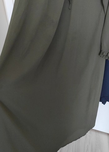 Kadın Uzun Kollu Salaş Uzun Elbise - Görsel 5