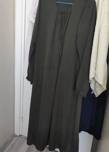 Kadın Uzun Kollu Salaş Uzun Elbise - Görsel 2