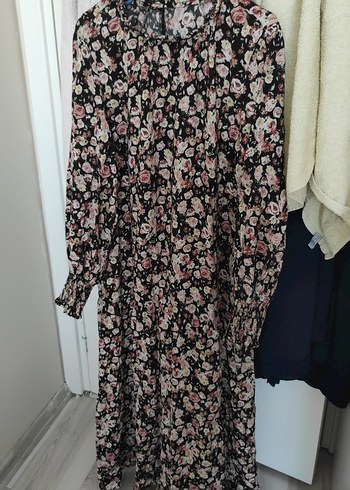 Çiçek Desenli Uzun Kollu Hamile Bluzu - Görsel 3