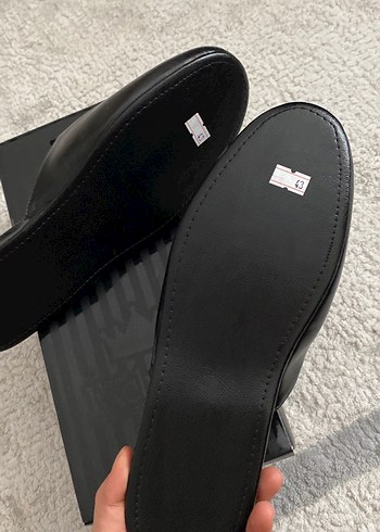 Klasik Siyah Erkek Ev Terliği bohca terliği - Görsel 2