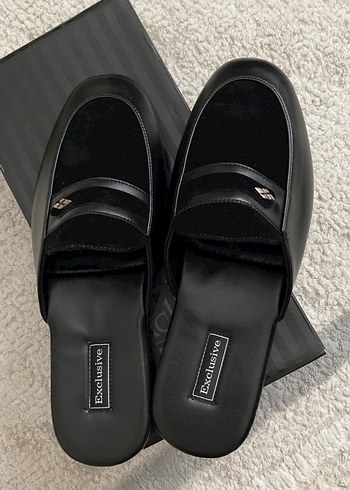 Klasik Siyah Erkek Ev Terliği bohca terliği - Görsel 4