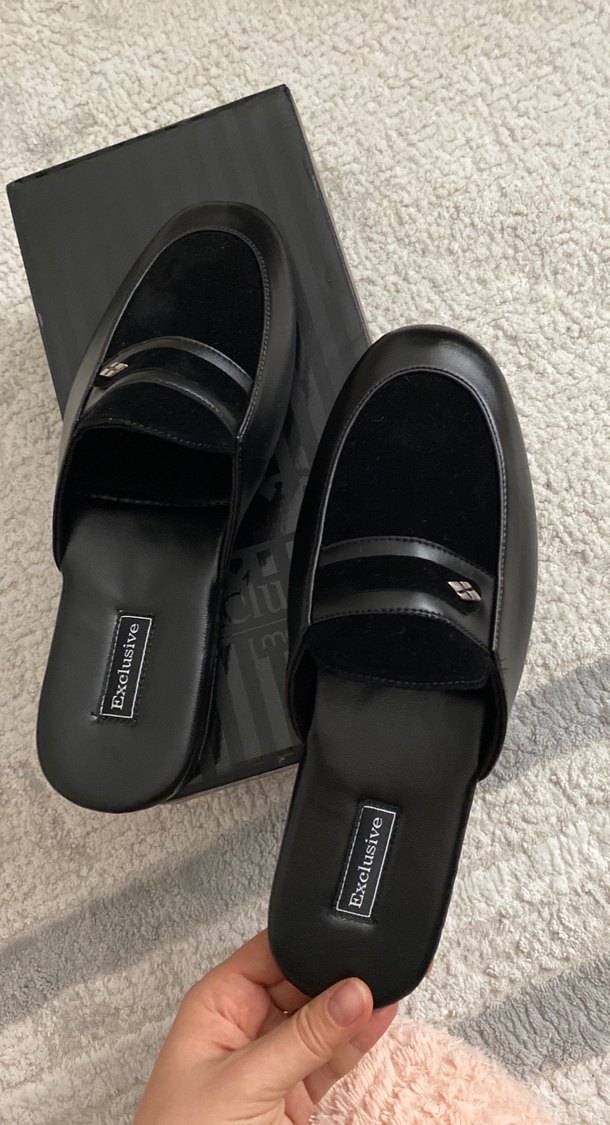 Klasik Siyah Erkek Ev Terliği bohca terliği - Görsel 3