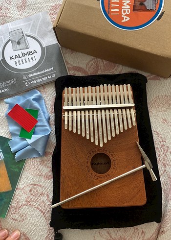 Winly Kalimba 17 Tuşlu Ahşap Müzik Aleti - Görsel 2