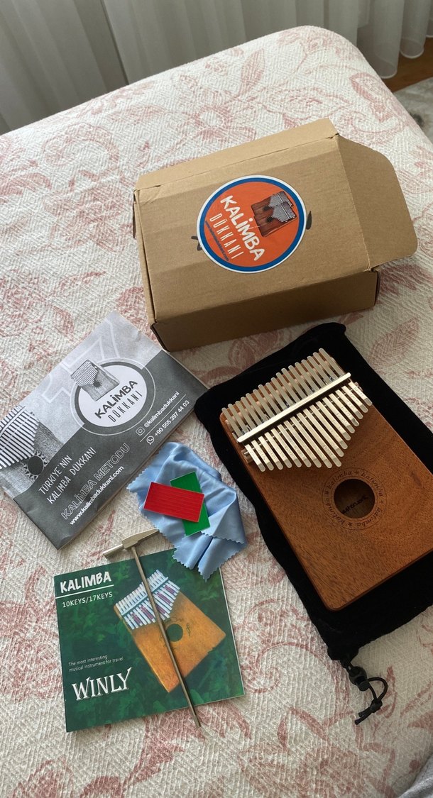 Winly Kalimba 17 Tuşlu Ahşap Müzik Aleti - Görsel 3