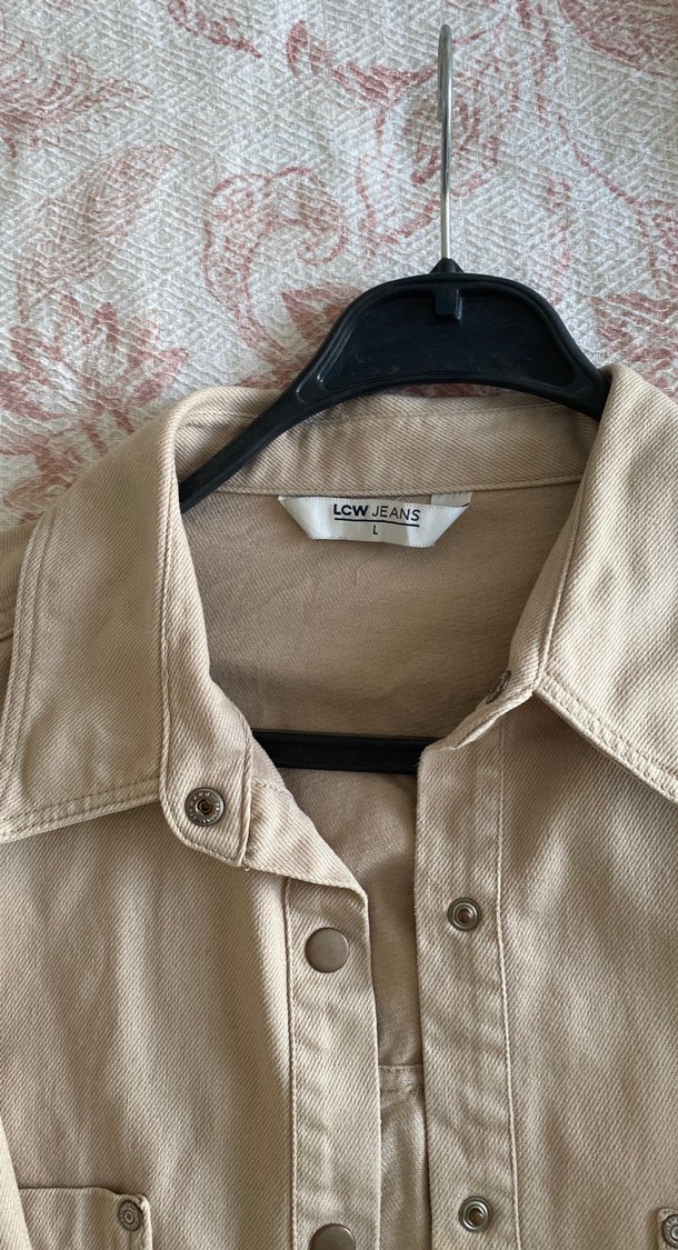 Bej rengi ceket - Görsel 3