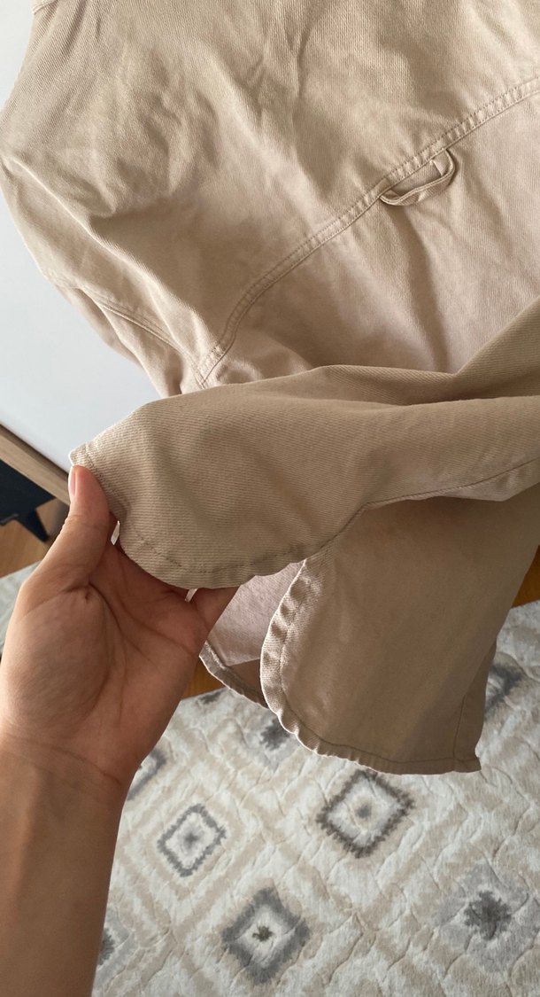 Bej rengi ceket - Görsel 5