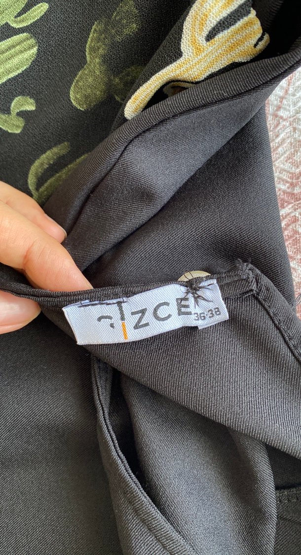 Siyah Salaş tesettür takım - Görsel 4