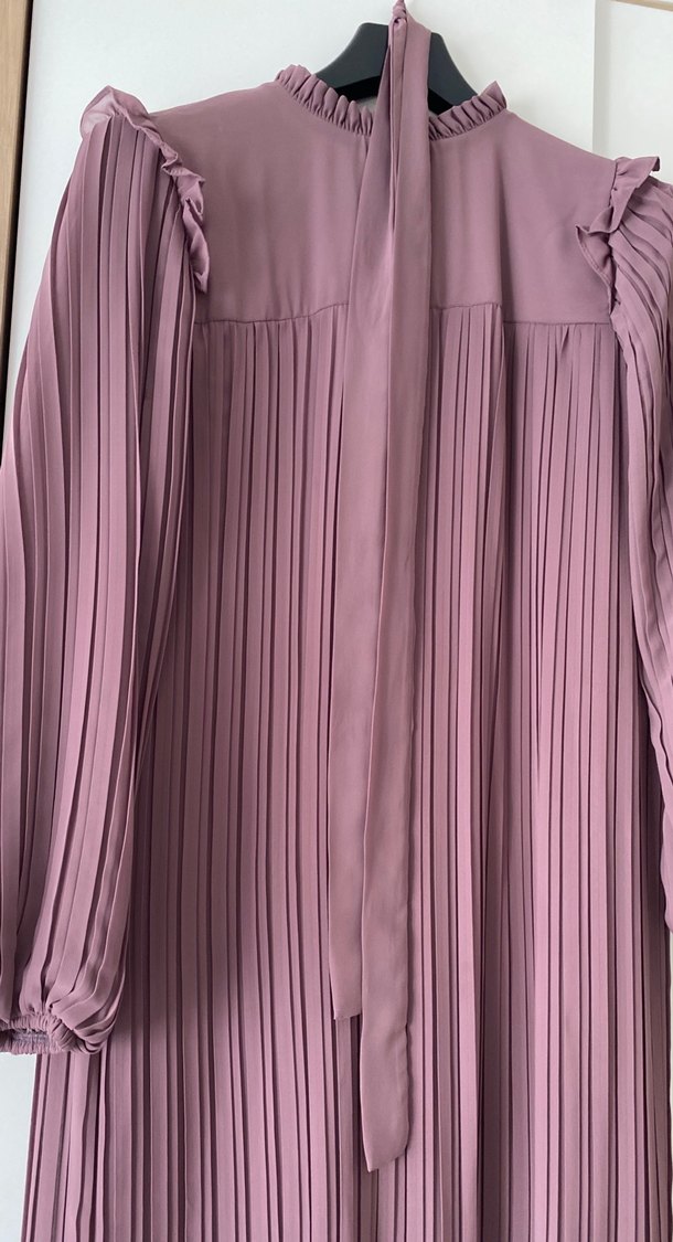 Mürdüm Uzun Piliseli Bohem Elbise - Görsel 2