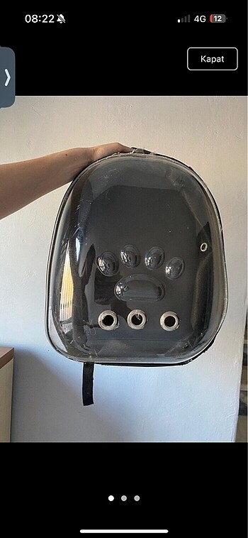 Kedi köpek taşıma çantası