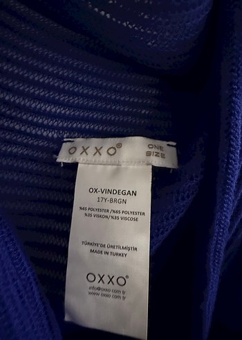 Mavi Pilili Uzun Hırka - Görsel 2