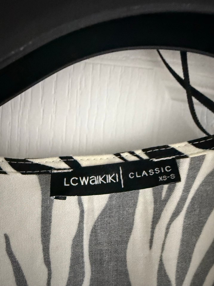 Bohem Zebra Desenli Uzun Kollu Kadın Kimono - Görsel 3