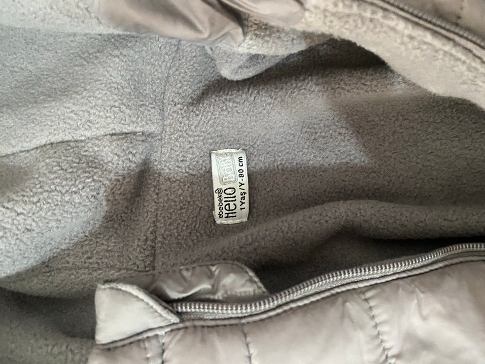 Gri Fermuarlı Erkek Çocuk Mont - Görsel 4