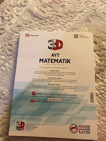  3D Ayt matematik