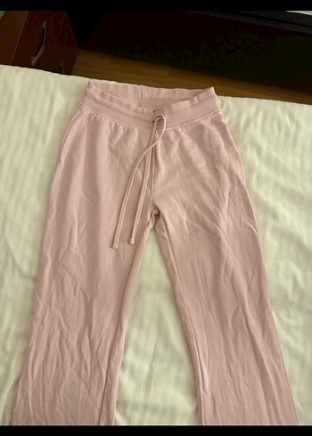 Pembe Kadın Midi Boy Rahat Kesim Eşofman - Görsel 2