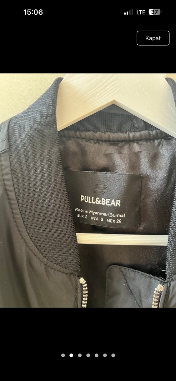 Siyah Fermuarlı Kadın Bomber Ceket - Görsel 3