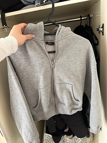Crop ceket