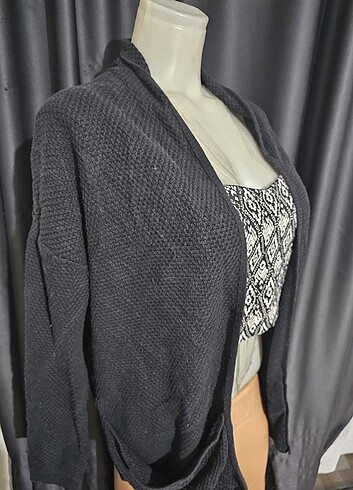 Pull and Bear Siyah Hırka