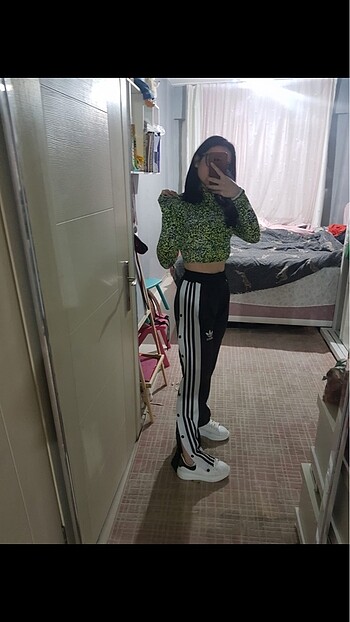 Adidas çıtçıtlı eşofman