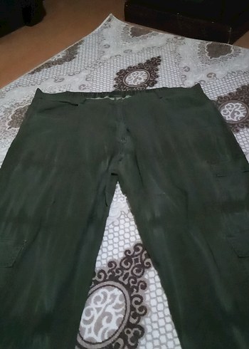 Büyük beden Kadın Yeşilkot Pantolon