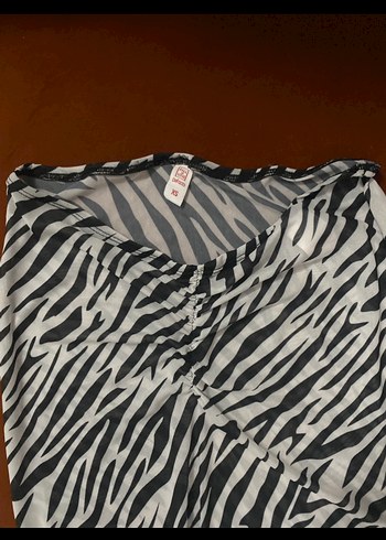 38 Beden kahverengi Renk Zebra Desenli Piliseli Kadın tül etek