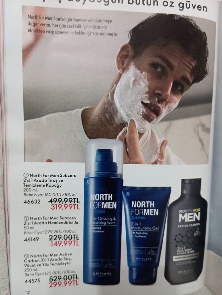 Oriflame Erkek Bakım Ürünleri ADET FİYATI - Görsel 2