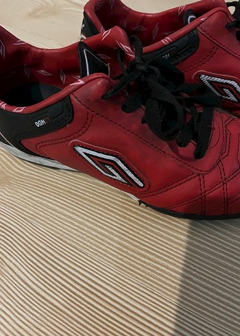 Koyu Kırmızı çocuk  halı saha Ayakkabısı - Görsel 5
