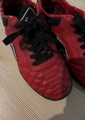 Koyu Kırmızı çocuk  halı saha Ayakkabısı - Görsel 2