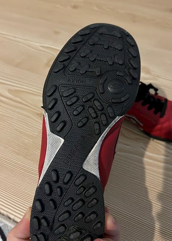 Koyu Kırmızı çocuk  halı saha Ayakkabısı - Görsel 4