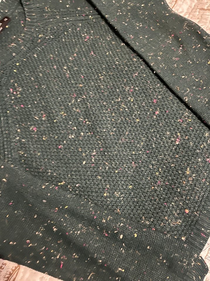 Yeşil Örgü Kadın Kazak - Görsel 3