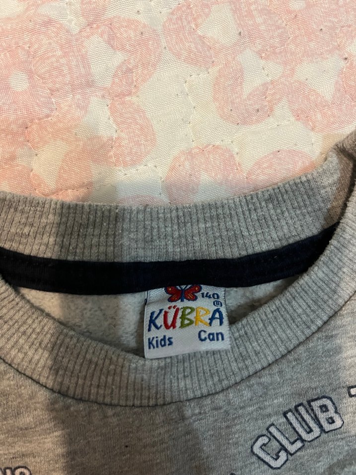 Gri Baskılı Erkek Çocuk Sweatshirt - Görsel 3