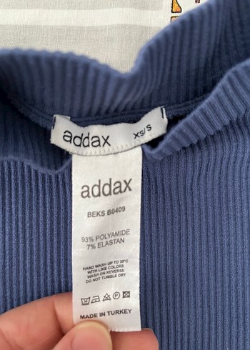 Mavi Boğazlı, Uzun Kollu Kadın Kazak - Görsel 2