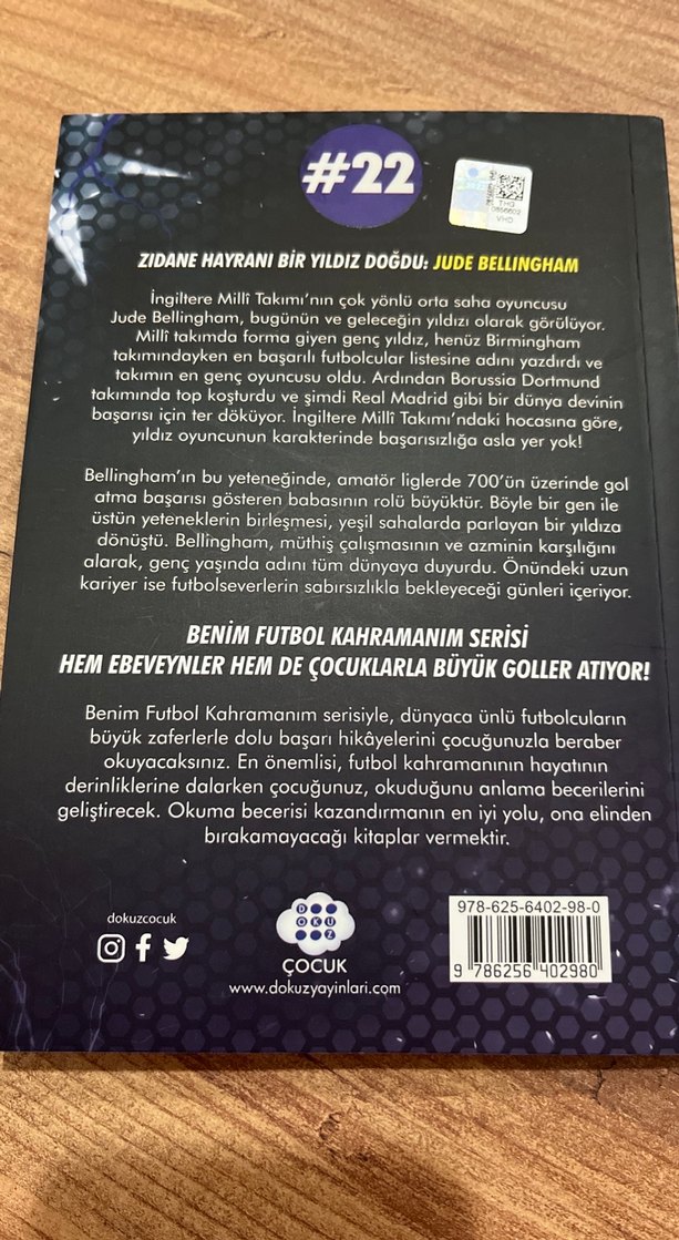 Benim Futbol Kahramanım Bellingham - Rob Green - Görsel 3