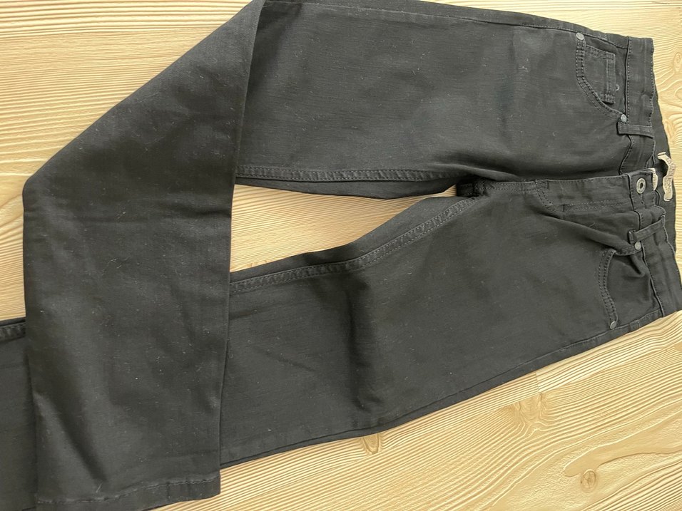 Erkek Siyah Regular Fit Denim Pantolon - Görsel 3