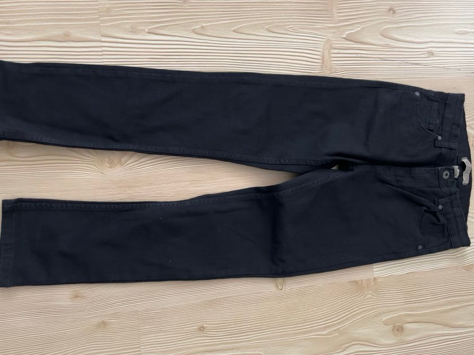 Erkek Siyah Regular Fit Denim Pantolon - Görsel 2