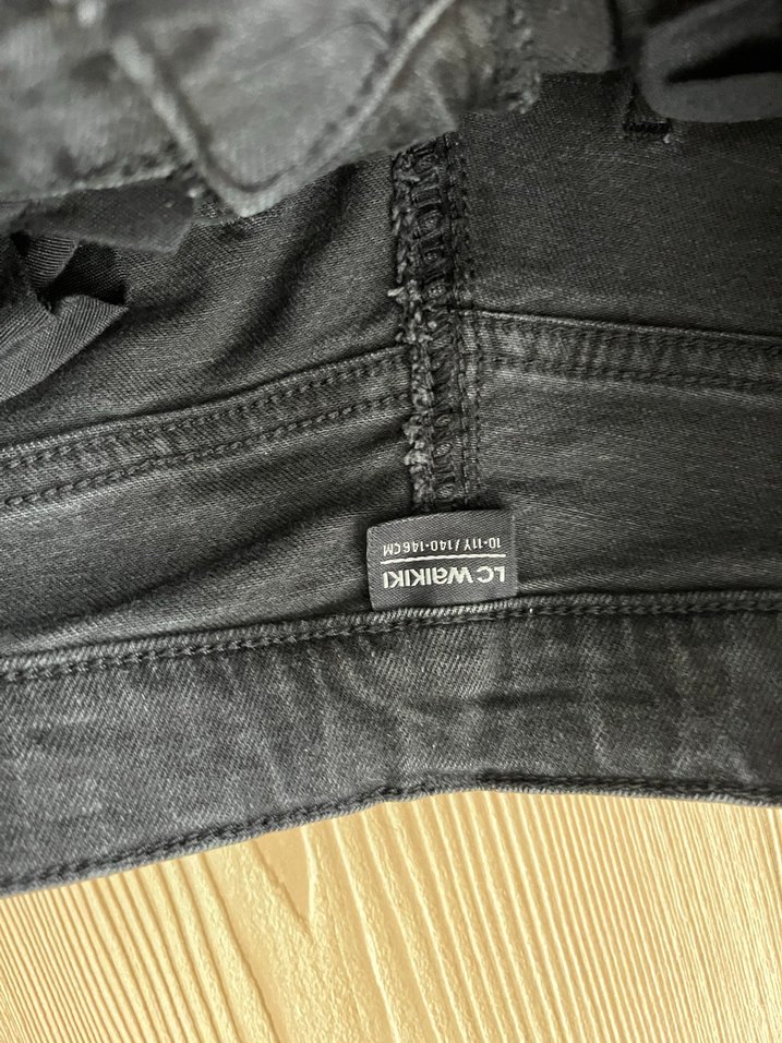 Gri Midi Boy Regular Fit  Kot Pantolon - Görsel 4