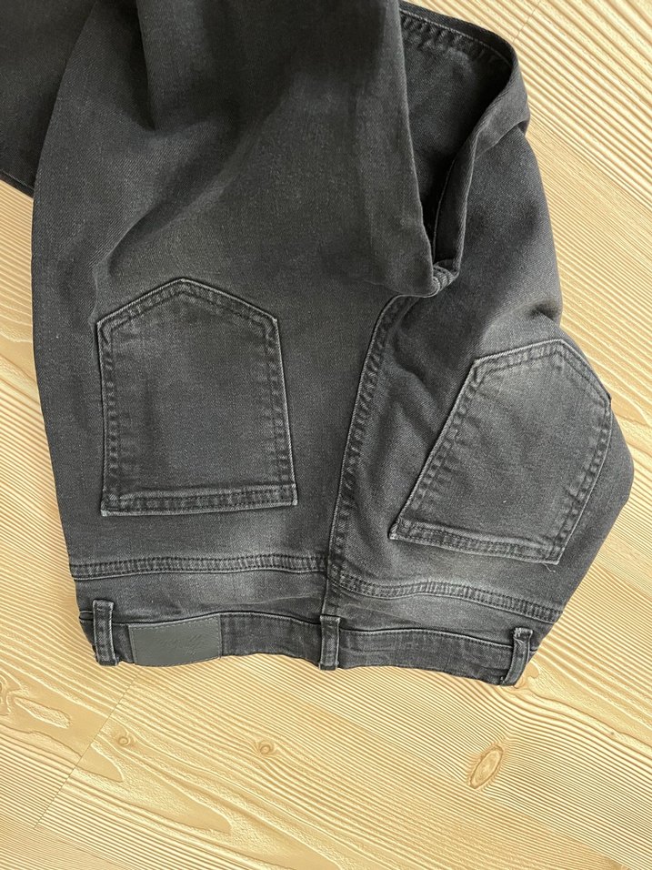 Gri Midi Boy Regular Fit  Kot Pantolon - Görsel 2