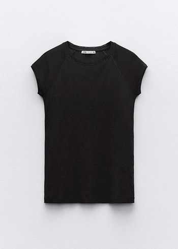 Zara s beden orijinal etiketli bayan tshirt