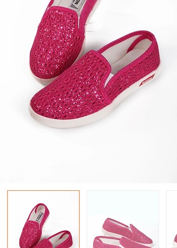 Pembe Günlük Ayakkabı 34 numara sıfır - Görsel 2