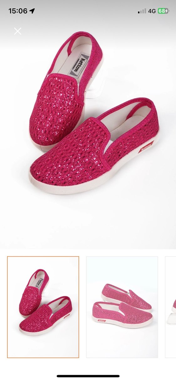 Pembe Günlük Ayakkabı 34 numara sıfır - Görsel 2