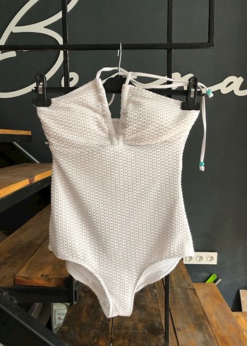 Beyaz Kadın Mayo s beden sıfır - Görsel 4