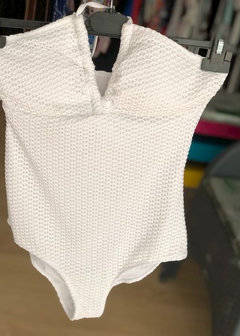 Beyaz Kadın Mayo s beden sıfır - Görsel 9