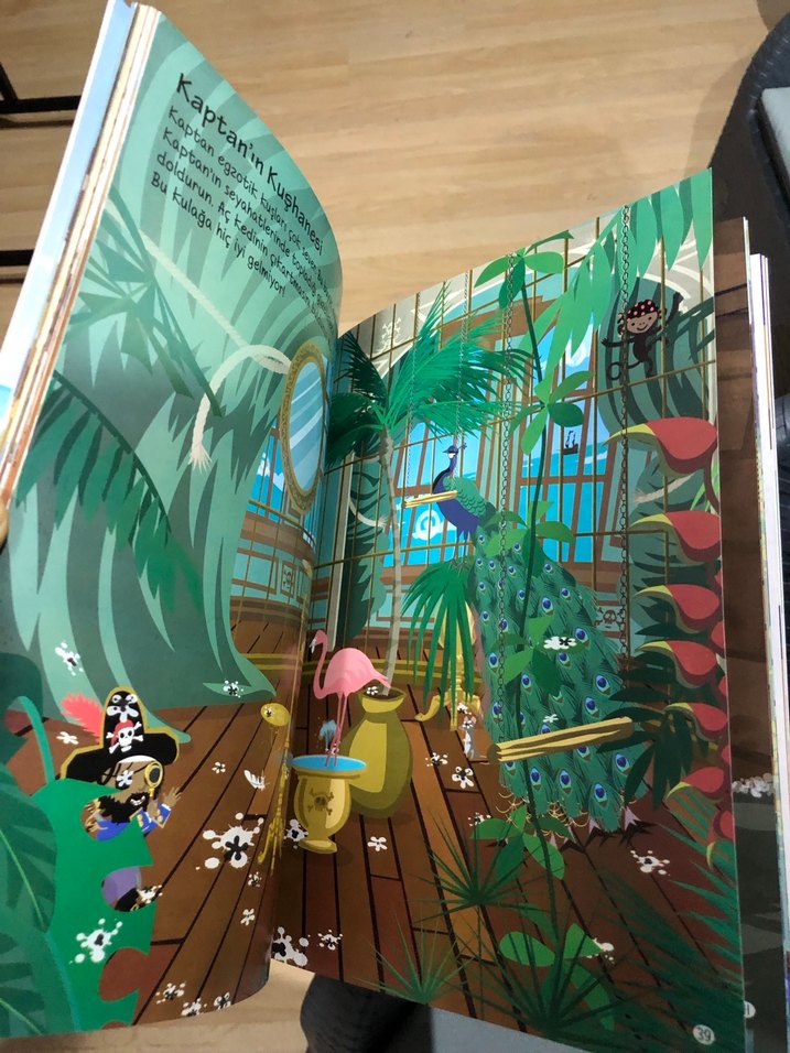 555 Eğlenceli Çıkartma Korsan Gemisi kitap sıfır - Görsel 4