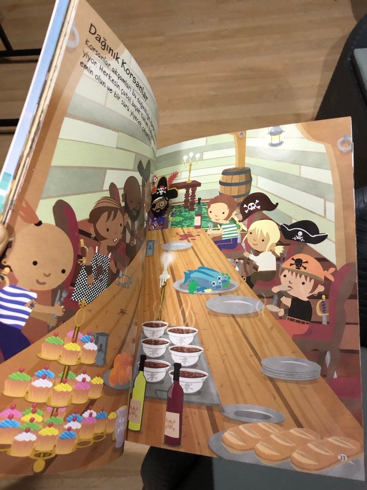 555 Eğlenceli Çıkartma Korsan Gemisi kitap sıfır - Görsel 5