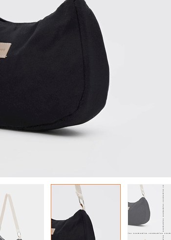 Siyah Kadın Omuz Çantası etiketli - Görsel 4