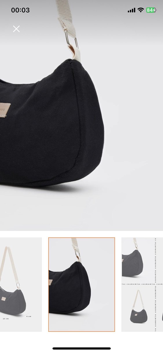 Siyah Kadın Omuz Çantası etiketli - Görsel 4