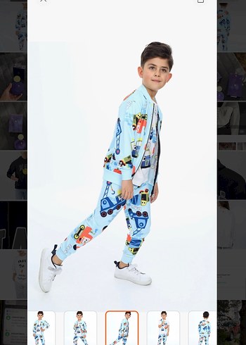 Erkek Çocuk Eşofman Takımı 7-8 yaş etiketli - Görsel 3