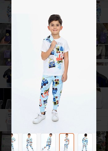 Erkek Çocuk Eşofman Takımı 7-8 yaş etiketli - Görsel 5