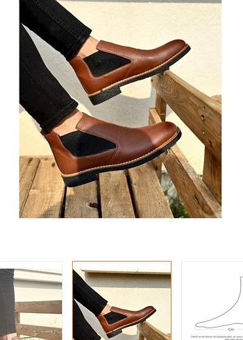 Kahverengi Erkek Günlük Bot 42 numara sıfır - Görsel 4