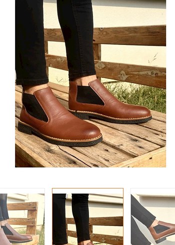 Kahverengi Erkek Günlük Bot 42 numara sıfır - Görsel 5